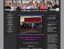 Tablet Screenshot of country-linedancers-schnelsen.de